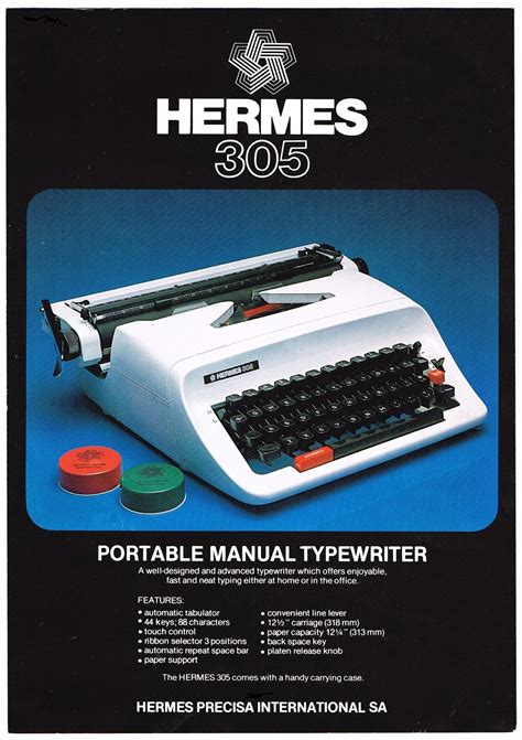 hermes 305 typewriter manual pdf